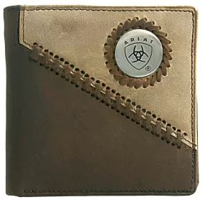 Ariat Bi Fold Wallet - Brown/Fawn WLT2100A