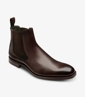 LOAKE - Wareing Premium Chelsea boot - Dark Brown