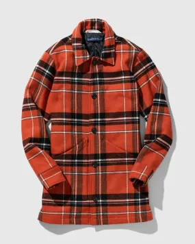 Recycled Plaid Coat