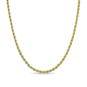 Rope Yellow Gold Chain - 3.5mm