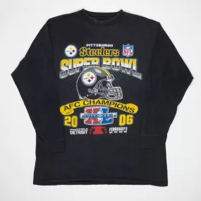 Vintage '06 Steelers Super Bowl AFC Champs Long Sleeve (L)