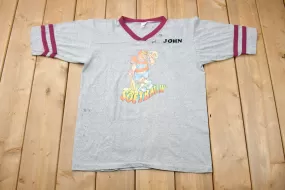 Vintage 1970s Softballin' Graphic T Shirt / Vintage T Shirt / Streetwear / Graphic Tee / Single Stitch / Made In USA