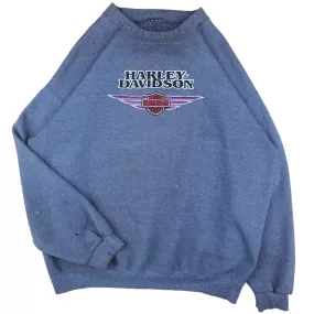 Vintage Harley Davidson Chest Logo Sweatshirt - XL